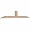 Ekena Millwork Portland Smooth Timber Gable Bracket, Douglas Fir, 72"W x 12"H x 3 1/2"D x 3 1/2"F, 4/12 Pitch GBW072X12X0404POR00SDF - alternate 4